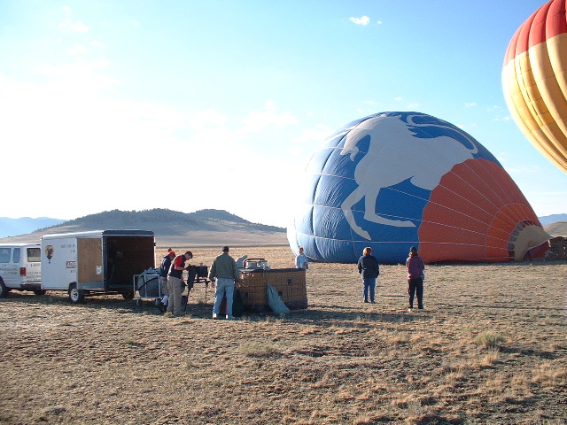 Preparing for ballooning